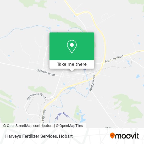 Mapa Harveys Fertilizer Services