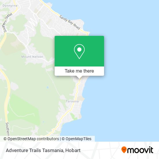 Adventure Trails Tasmania map