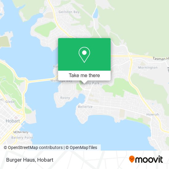 Burger Haus map