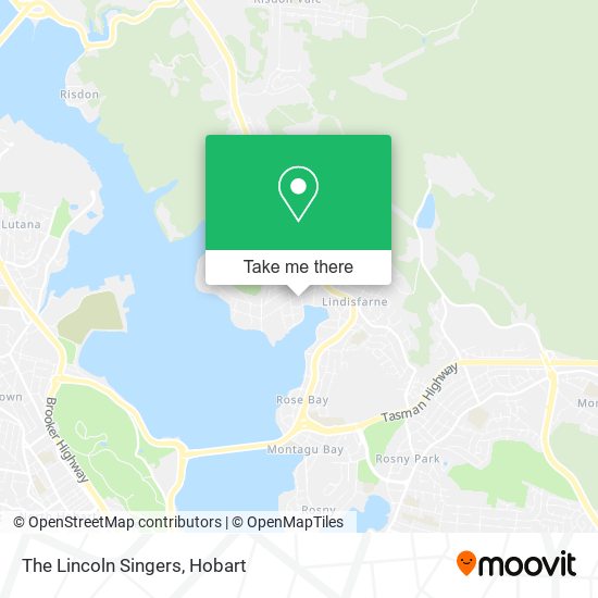 The Lincoln Singers map