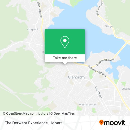 Mapa The Derwent Experience