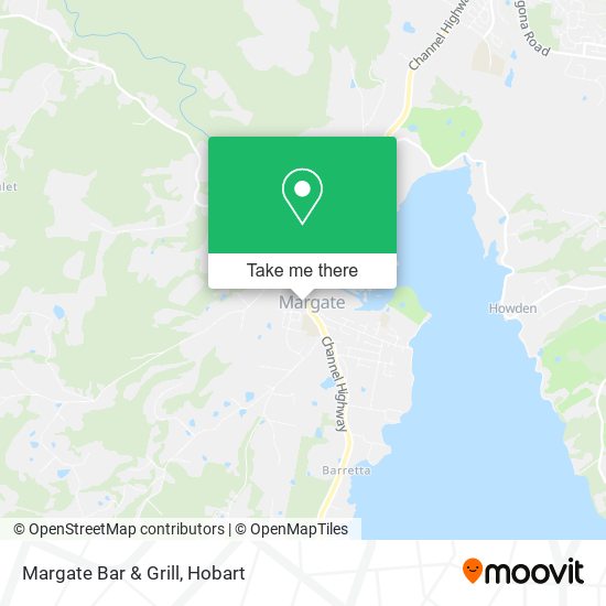 Margate Bar & Grill map