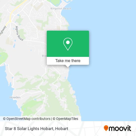 Mapa Star 8 Solar Lights Hobart