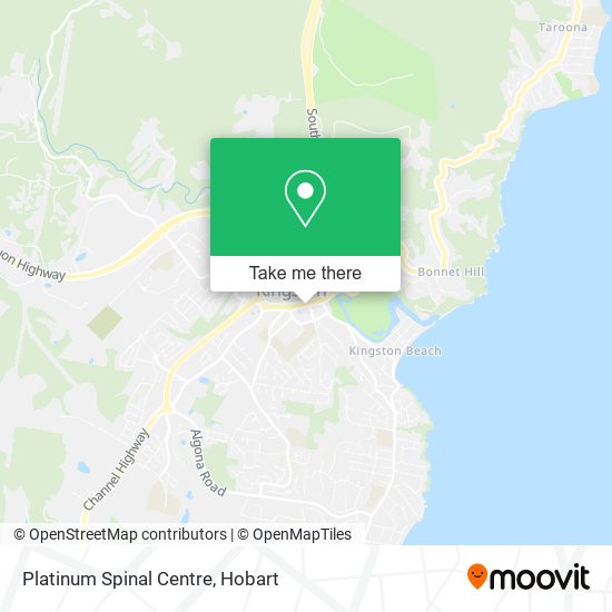 Platinum Spinal Centre map
