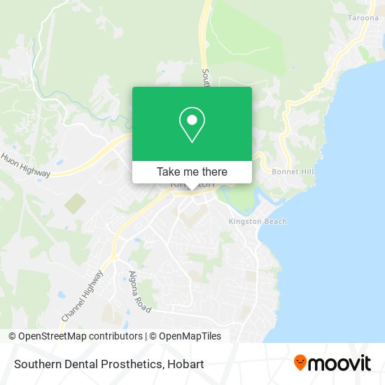 Southern Dental Prosthetics map