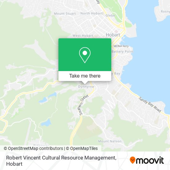 Mapa Robert Vincent Cultural Resource Management
