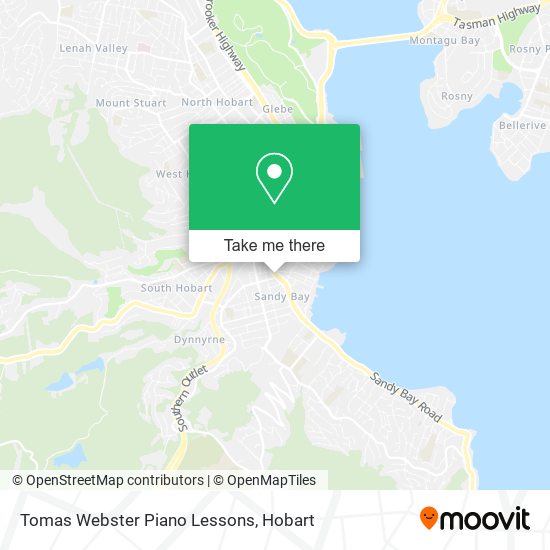 Tomas Webster Piano Lessons map