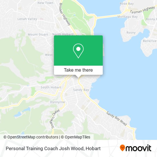 Personal Training Coach Josh Wood map