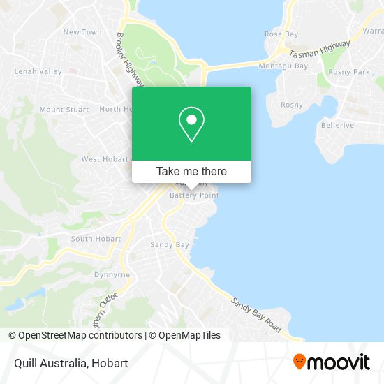 Mapa Quill Australia