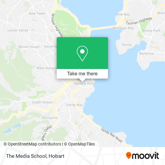 The Media School map