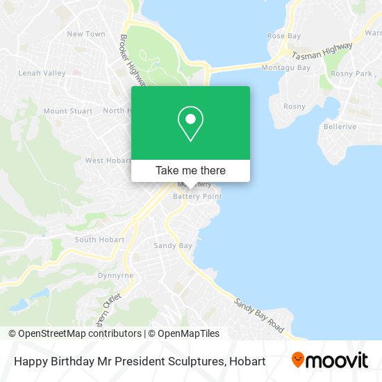 Happy Birthday Mr President Sculptures map