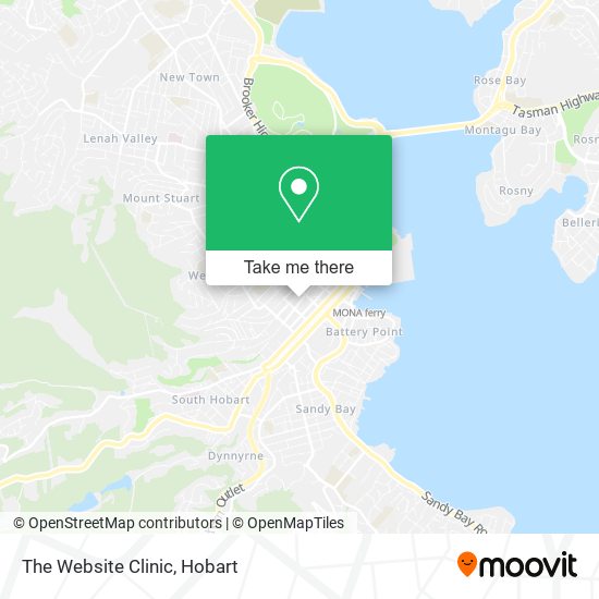 The Website Clinic map