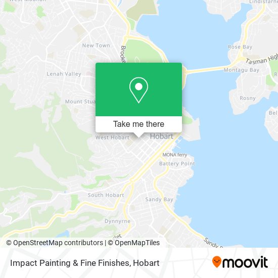 Impact Painting & Fine Finishes map