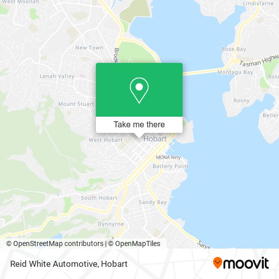 Reid White Automotive map