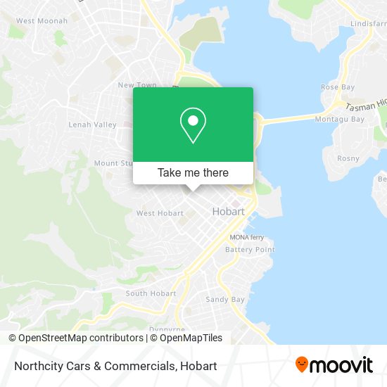 Mapa Northcity Cars & Commercials