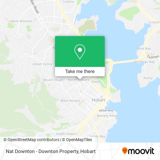Mapa Nat Downton - Downton Property