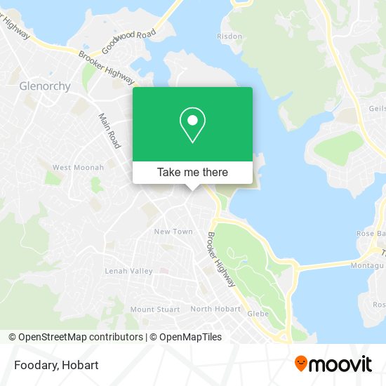 Foodary map