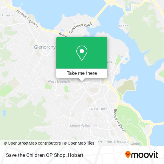 Save the Children OP Shop map