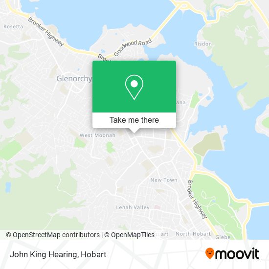 John King Hearing map