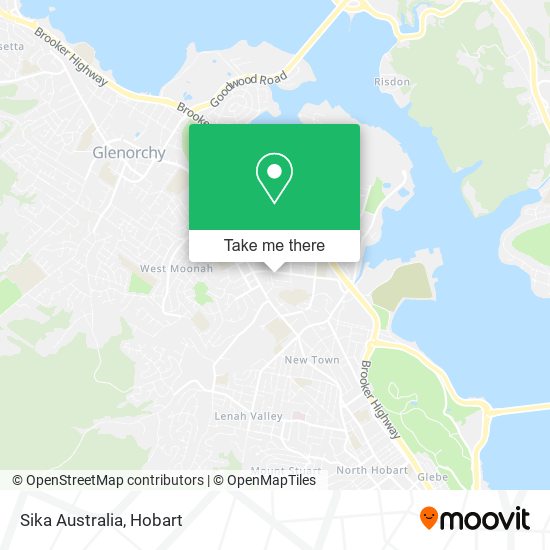 Mapa Sika Australia