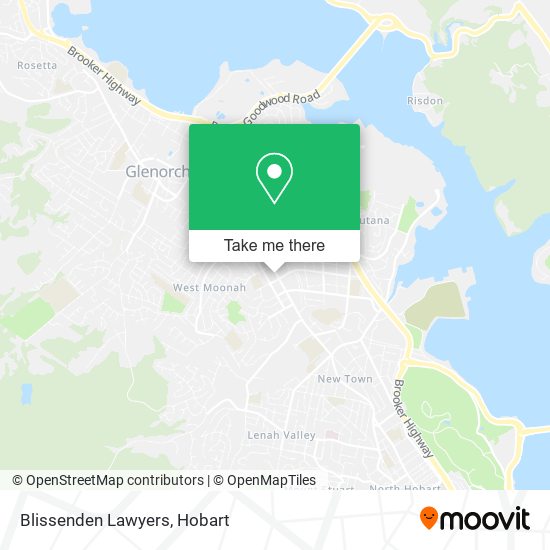 Blissenden Lawyers map