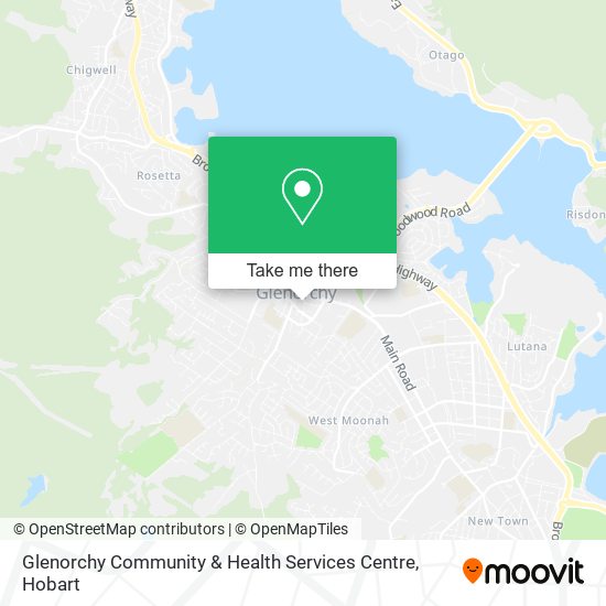 Glenorchy Community & Health Services Centre map