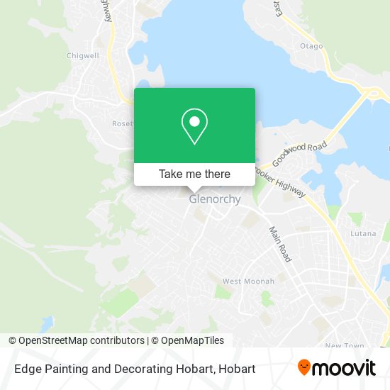 Edge Painting and Decorating Hobart map