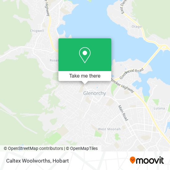 Caltex Woolworths map