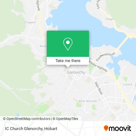 IC Church Glenorchy map