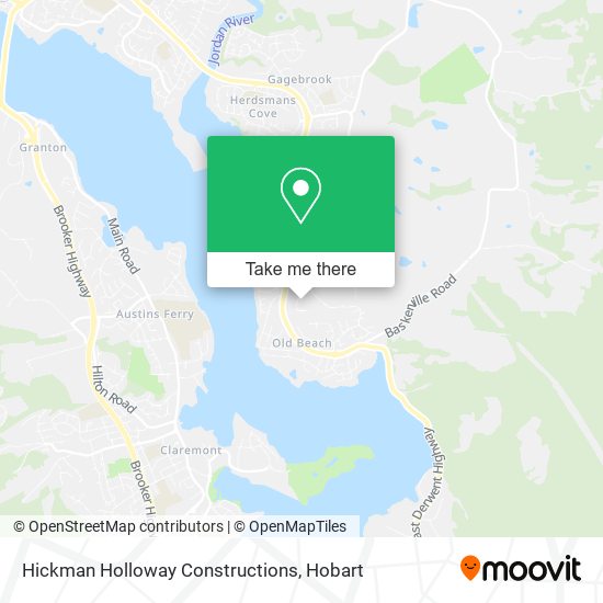 Mapa Hickman Holloway Constructions