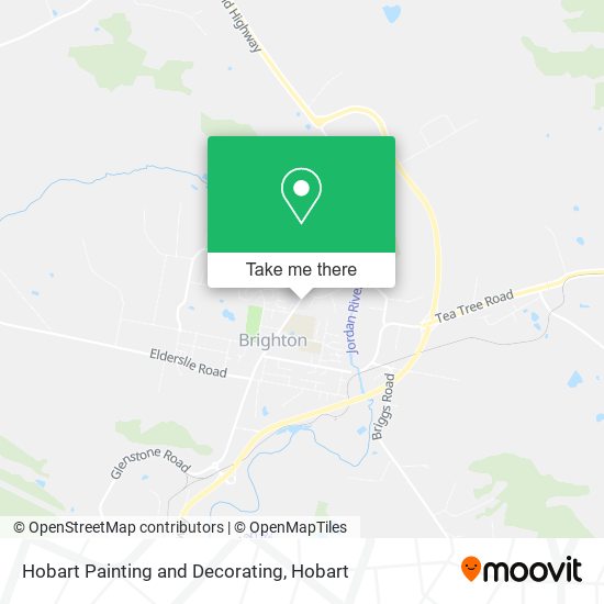 Hobart Painting and Decorating map