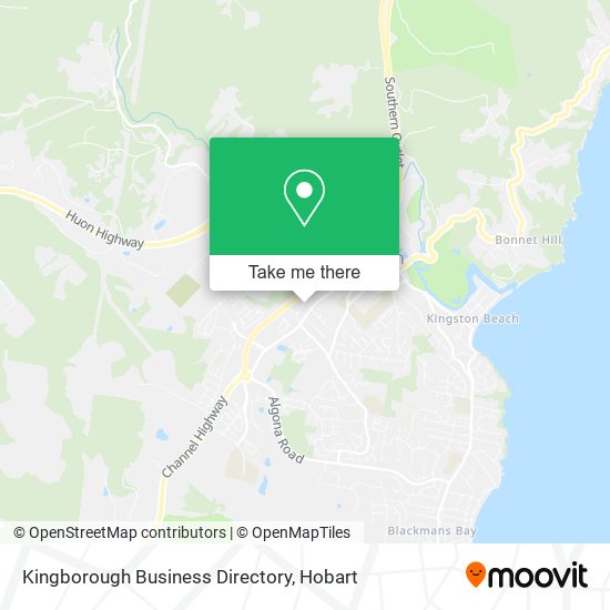 Kingborough Business Directory map