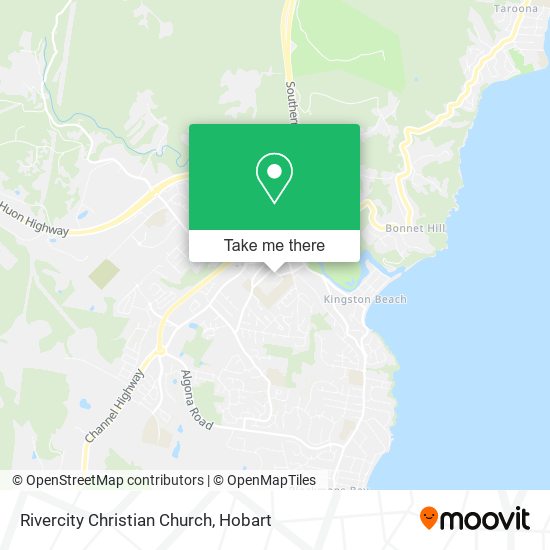 Mapa Rivercity Christian Church