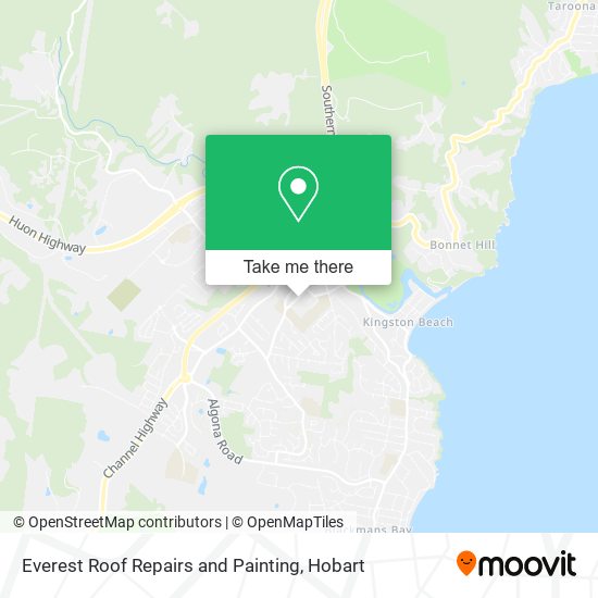 Everest Roof Repairs and Painting map