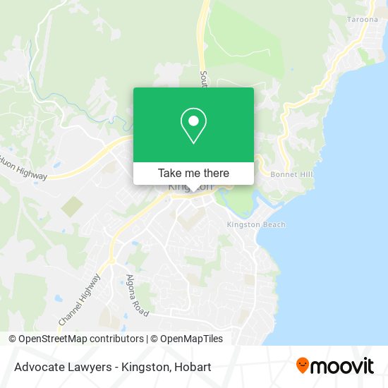 Advocate Lawyers - Kingston map