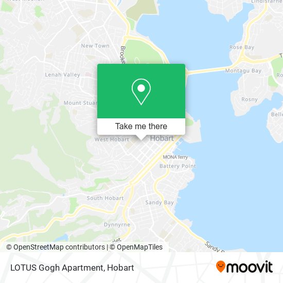 LOTUS Gogh Apartment map