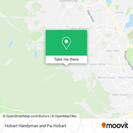 Hobart Handyman and Pa map