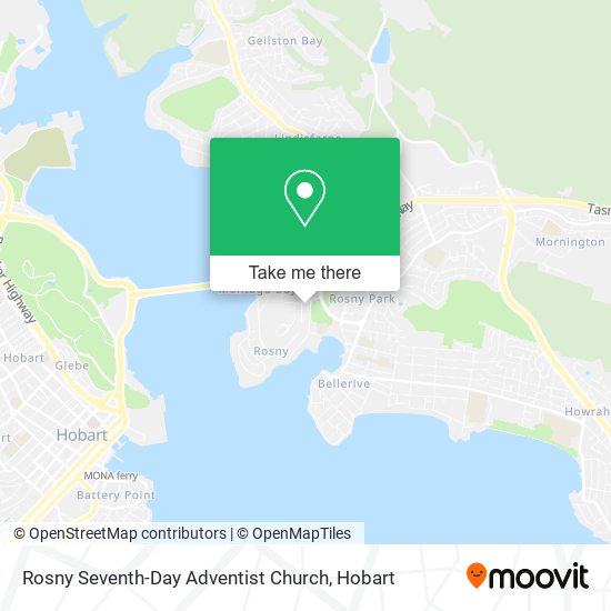 Rosny Seventh-Day Adventist Church map