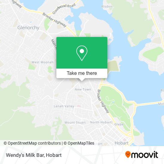 Wendy's Milk Bar map