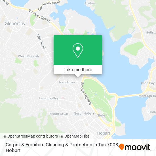 Carpet & Furniture Cleaning & Protection in Tas 7008 map
