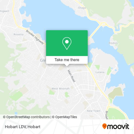 Hobart LDV map