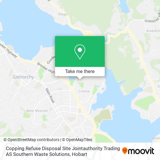 Copping Refuse Disposal Site Jointauthority Trading AS Southern Waste Solutions map