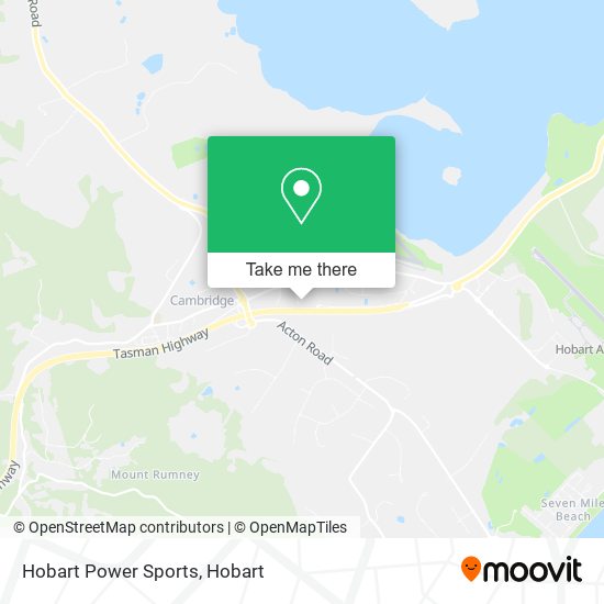 Hobart Power Sports map