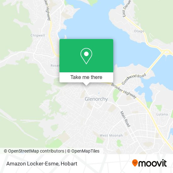 Amazon Locker-Esme map