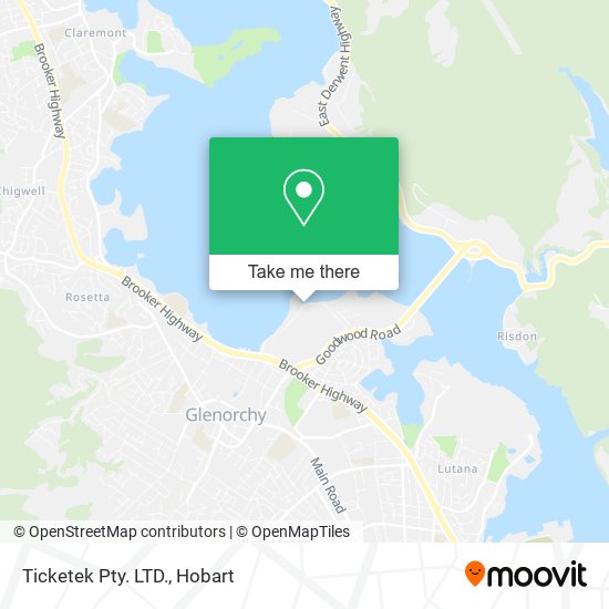 Ticketek Pty. LTD. map
