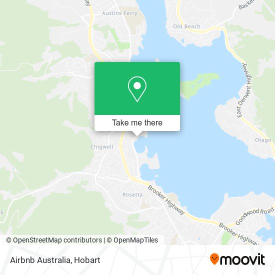 Airbnb Australia map