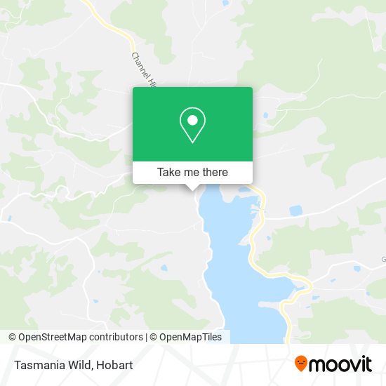 Mapa Tasmania Wild