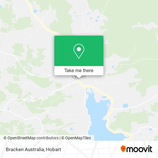 Bracken Australia map
