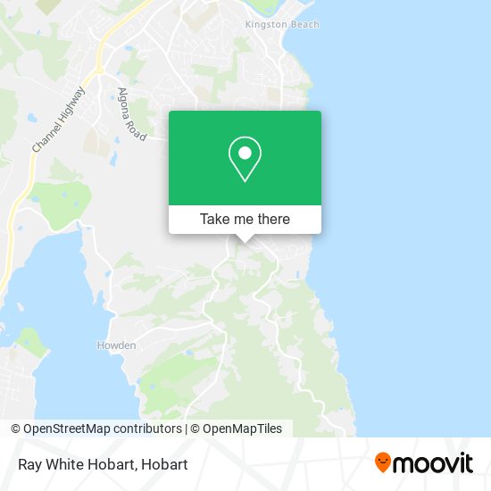 Ray White Hobart map