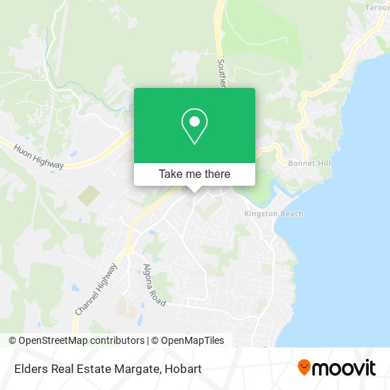 Elders Real Estate Margate map